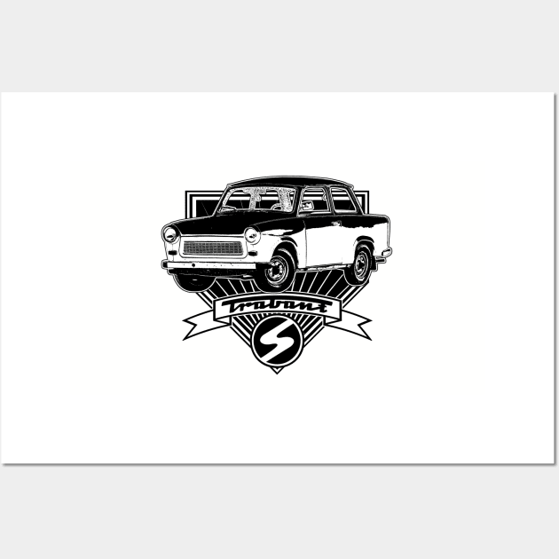 Trabant 601 Wall Art by CoolCarVideos